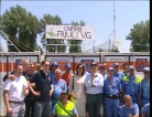 Tondo in visita al campo Friuli V.G. di Mirandola